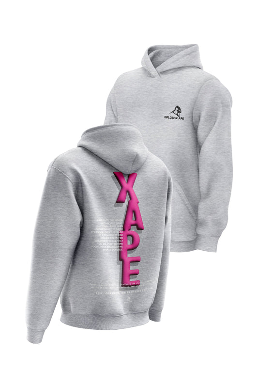XAPE Potential V2 Hoodie - Heather Grey Xplosive Ape
