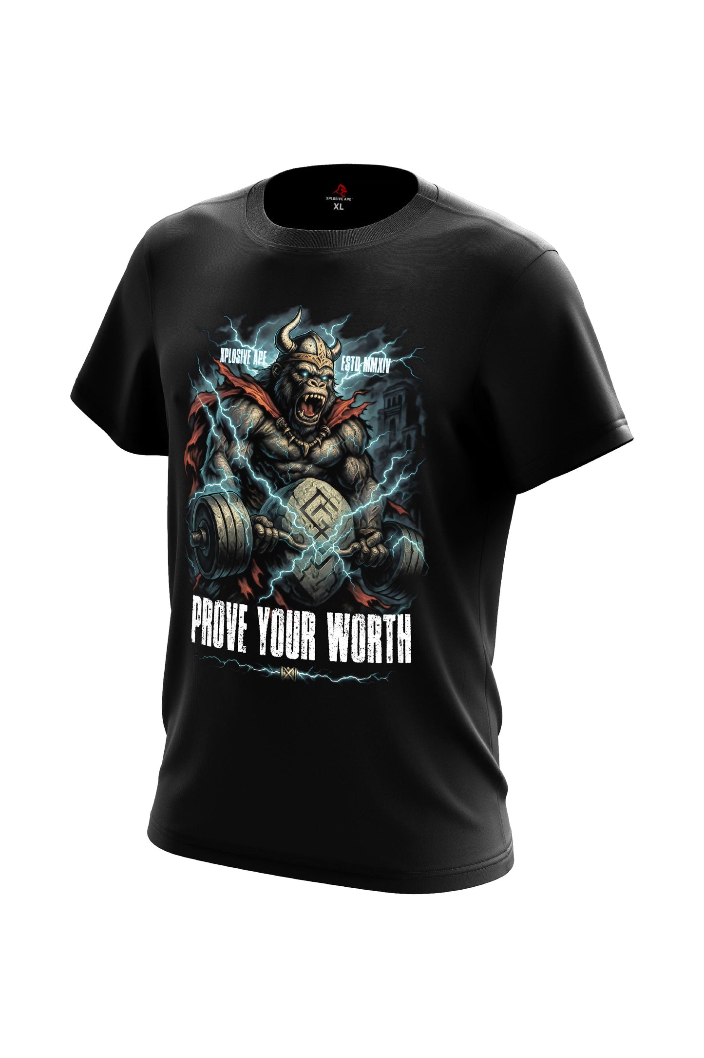 XAPE Prove Your Worth Tee - Black Xplosive Ape