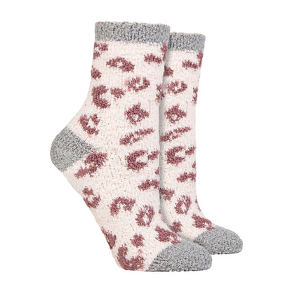 2 Pack Ladies Cozy Bed Socks in Gift Box | Warm Fleece Fluffy Lounge Socks