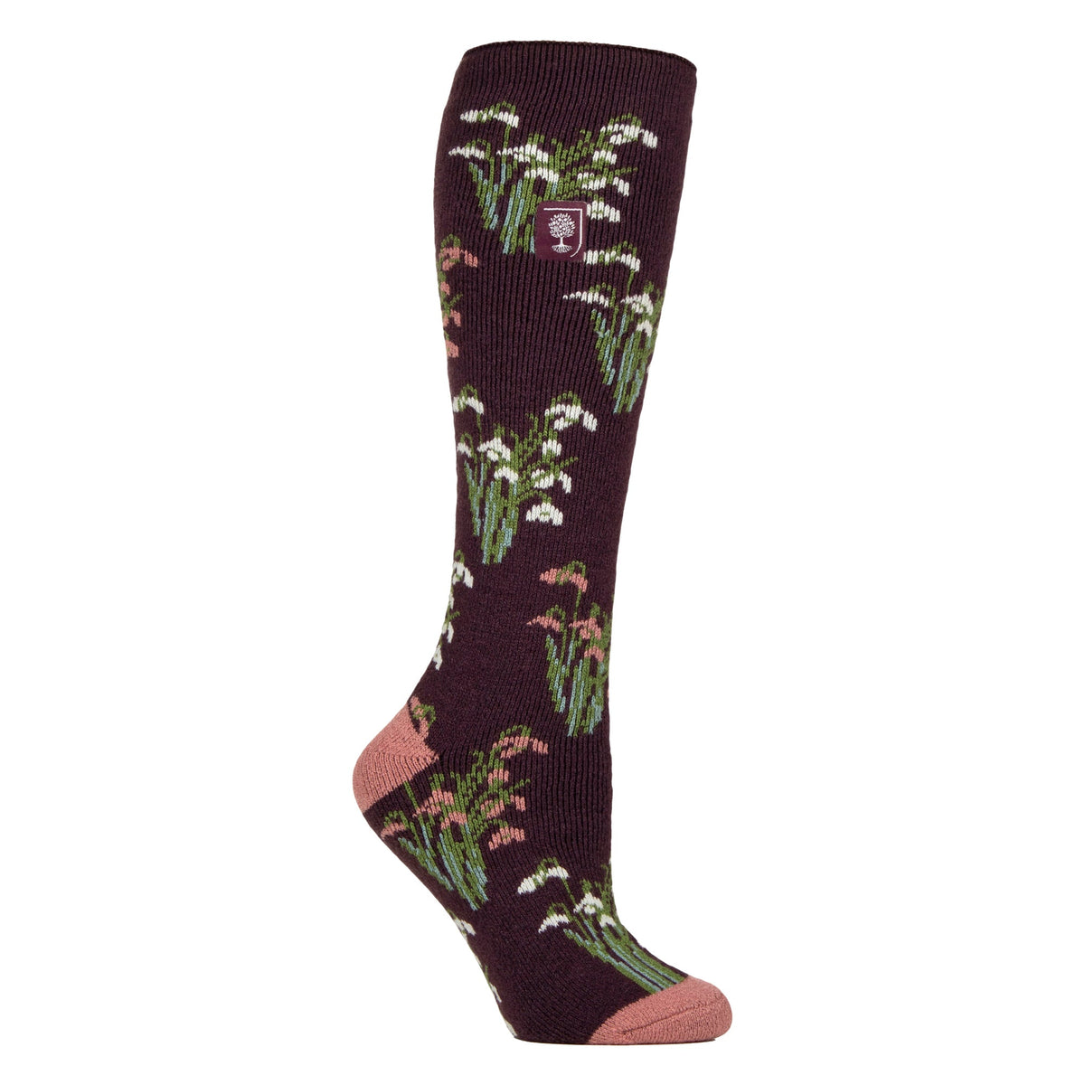 RHS Long Wellington Boots Socks For Women | Floral Welly Socks