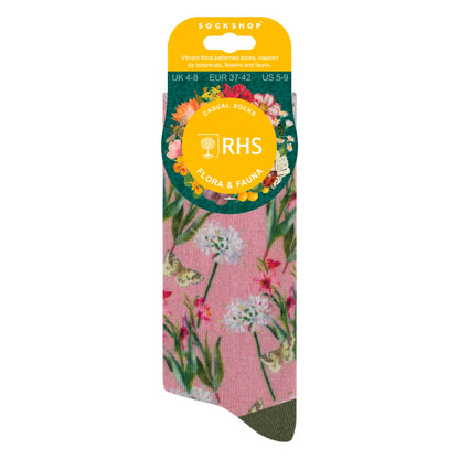 Ladies RHS Novelty Socks | Funny Colourful Floral Patterned Socks 4-7 UK