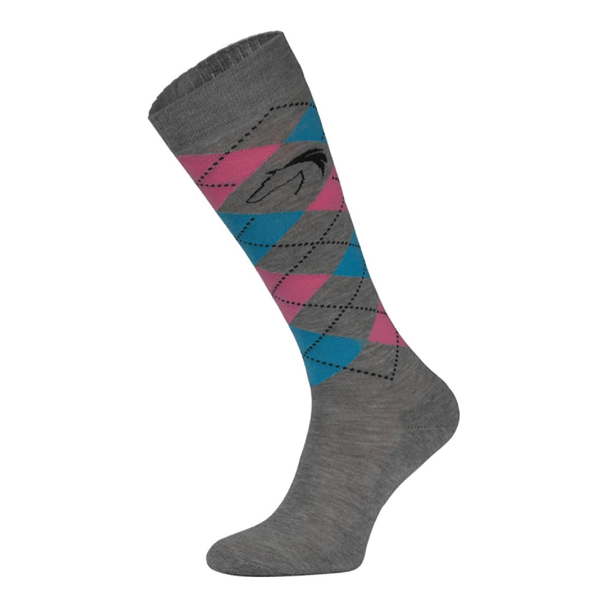 1 Pack Ladies Argyle Knee High Horse Riding Equestrian Socks