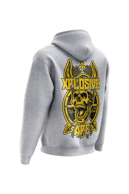 XAPE Raider Hoodie & Tee Combo - Sports Grey Xplosive Ape