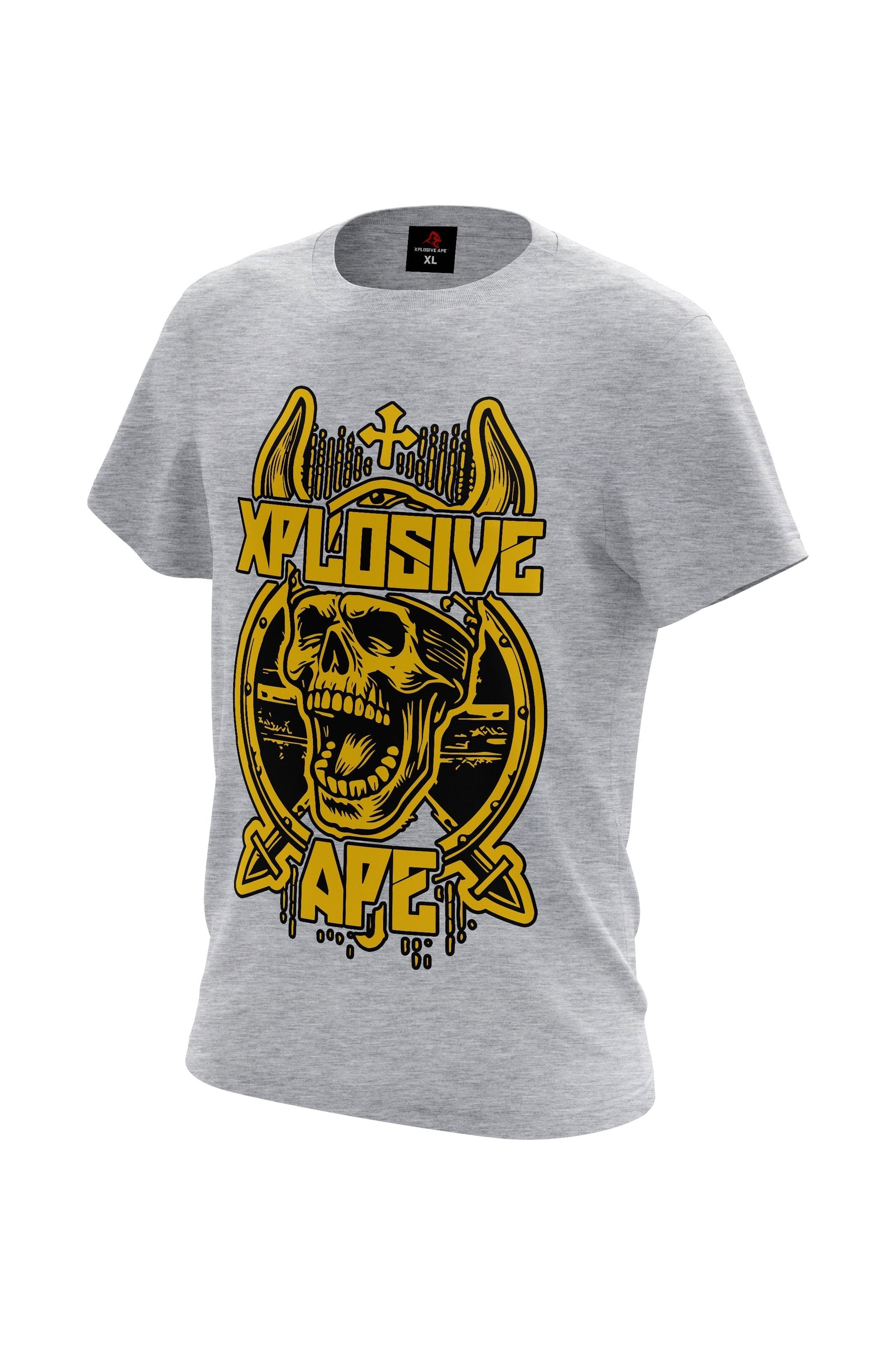 XAPE Raider Tee - Sports Grey Xplosive Ape