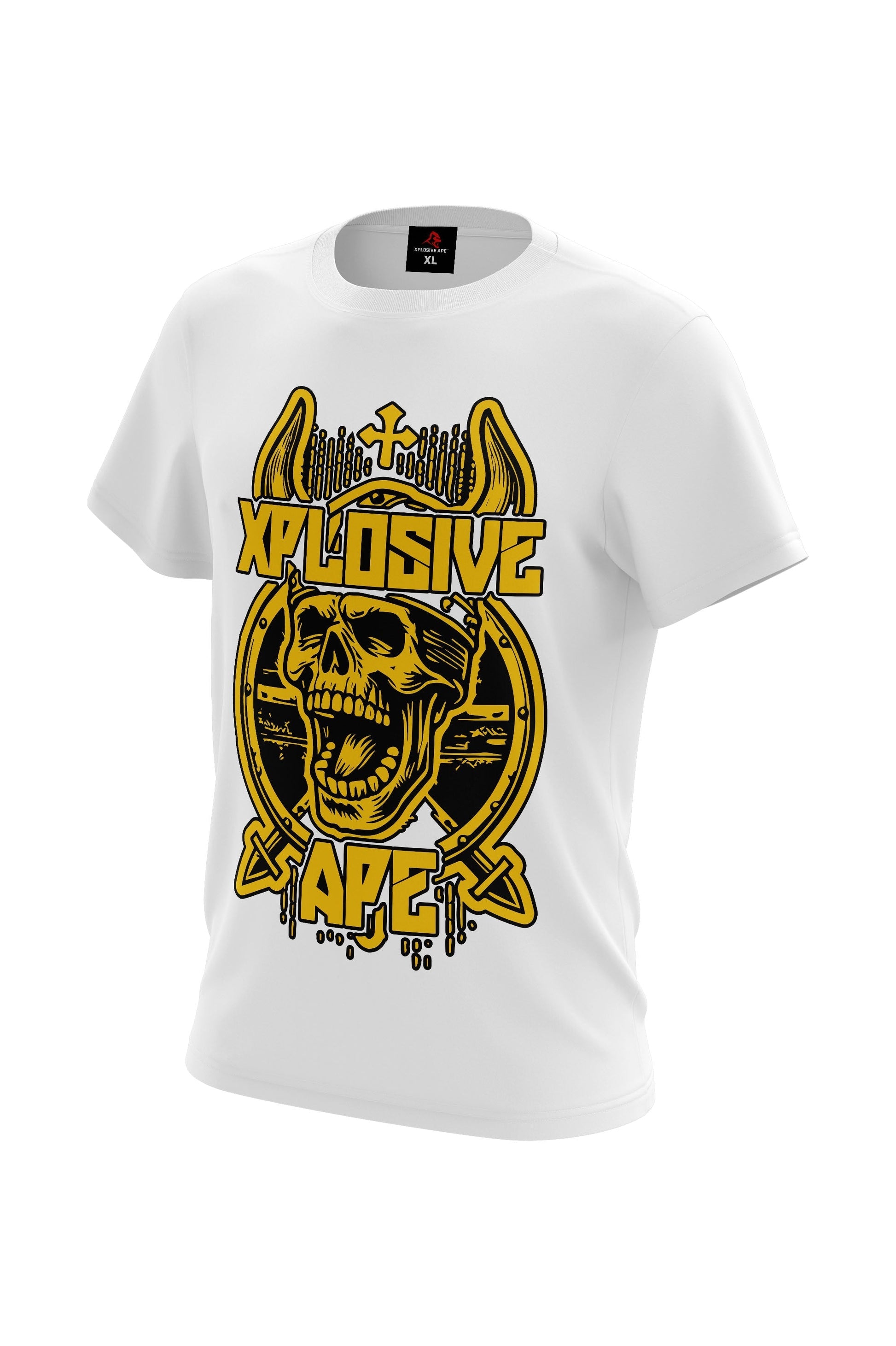 XAPE Raider Tee - White Xplosive Ape