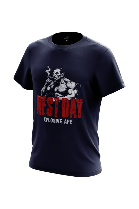XAPE Rest Day V3 Tee - Navy Xplosive Ape