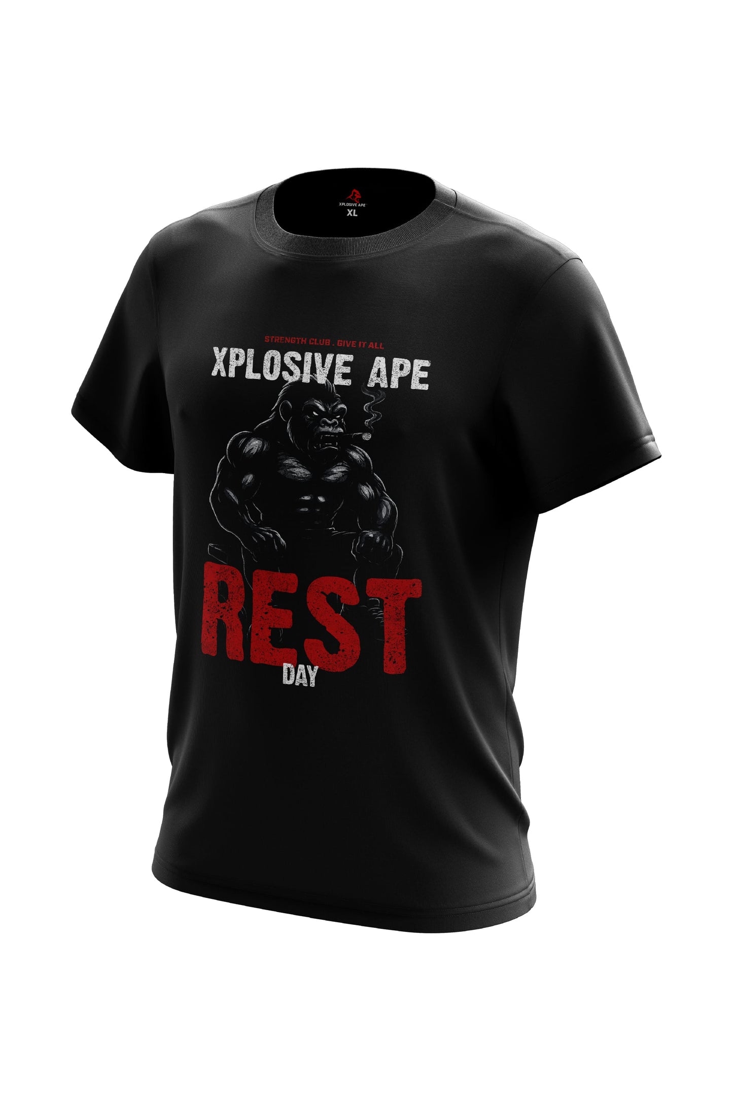 XAPE Rest Day V4 Tee - Black Xplosive Ape