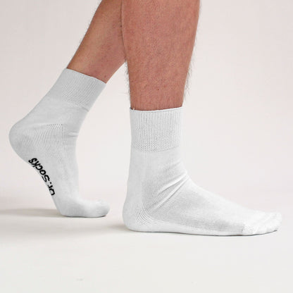 4 Pack Extra Wide Bamboo Diabetic Ankle Socks