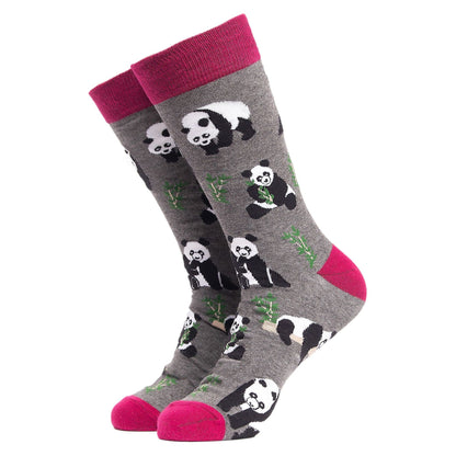 1 Pack Mens & Ladies Animal Design Crew Cotton Socks