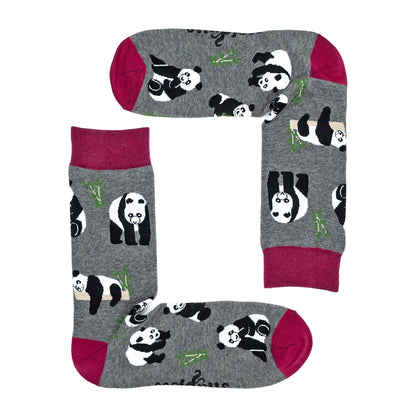 1 Pack Mens & Ladies Animal Design Crew Cotton Socks