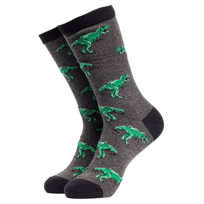 1 Pack Mens & Ladies Animal Design Crew Cotton Socks