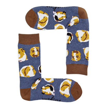 1 Pack Mens & Ladies Animal Design Crew Cotton Socks