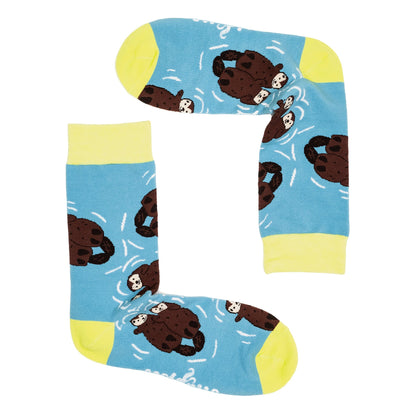 1 Pack Mens & Ladies Animal Design Crew Cotton Socks