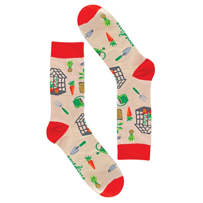 1 Pack Mens & Ladies Gardening Crew Cotton Socks