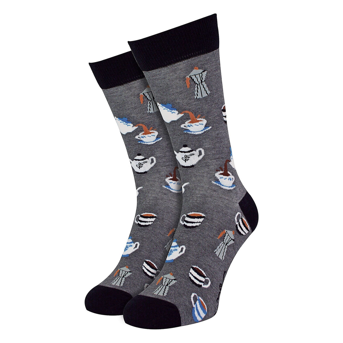 1 Pack Mens & Ladies Food Print Crew Cotton Socks