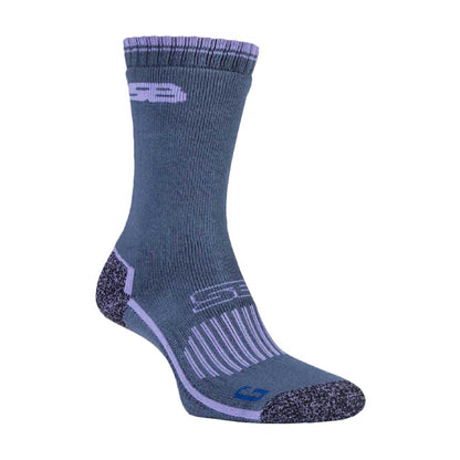 2 Pack Ladies Cotton Walking Socks with Arch Support