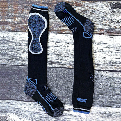 1 Pack Ladies Long Knee High Wool Thermal Equestrian Socks