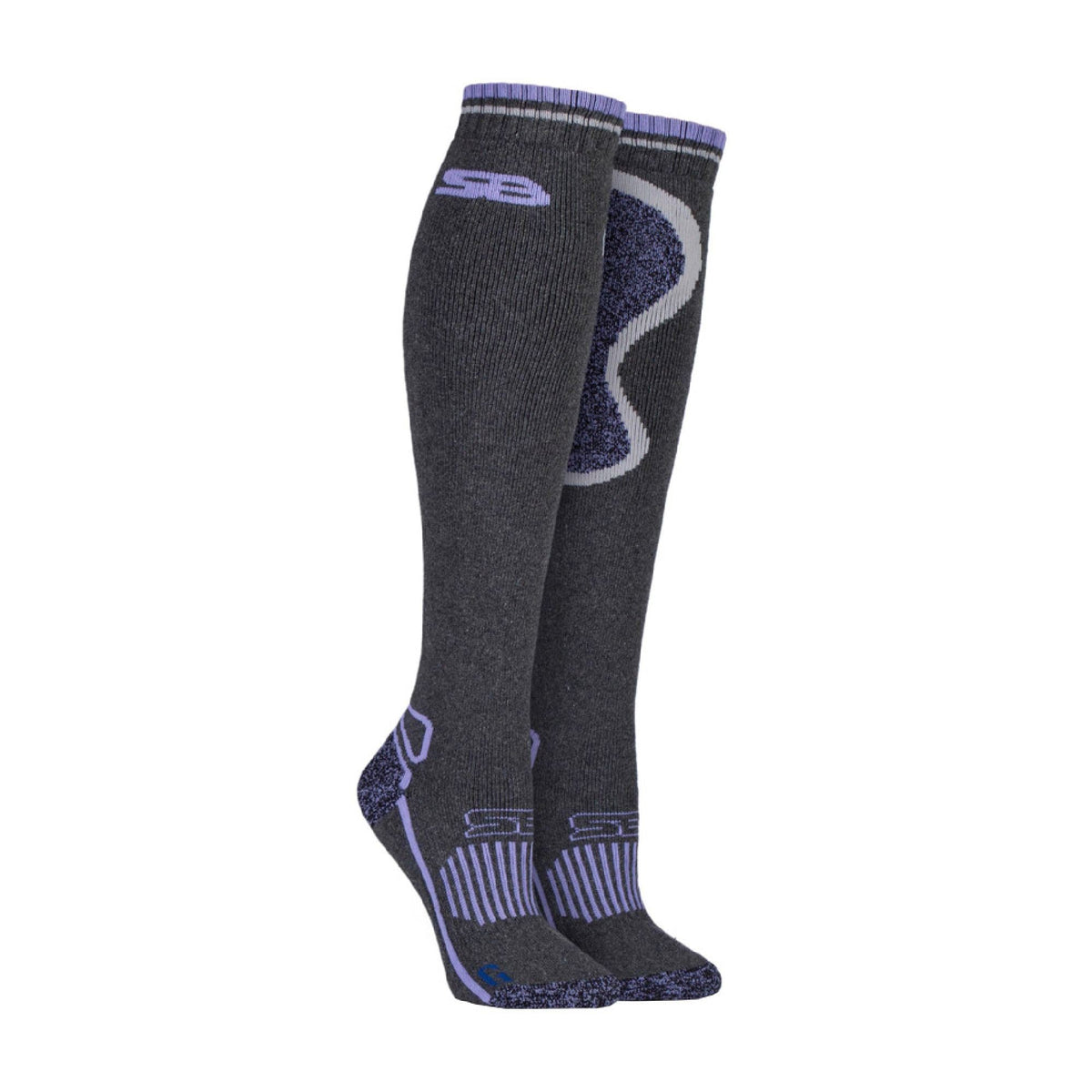 1 Pack Ladies Long Knee High Wool Thermal Equestrian Socks