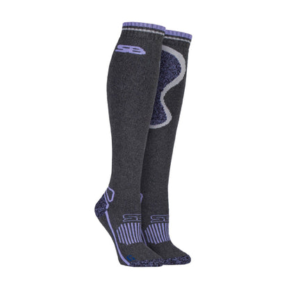 1 Pack Ladies Long Knee High Wool Thermal Equestrian Socks