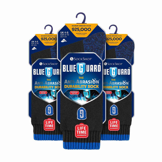 3 Pack Mens Ultra Durable Work Socks: Heavy Duty for Steel Toe Boots