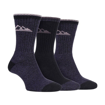 3 Pack Ladies Lightweight Hiking Socks with Arch Support