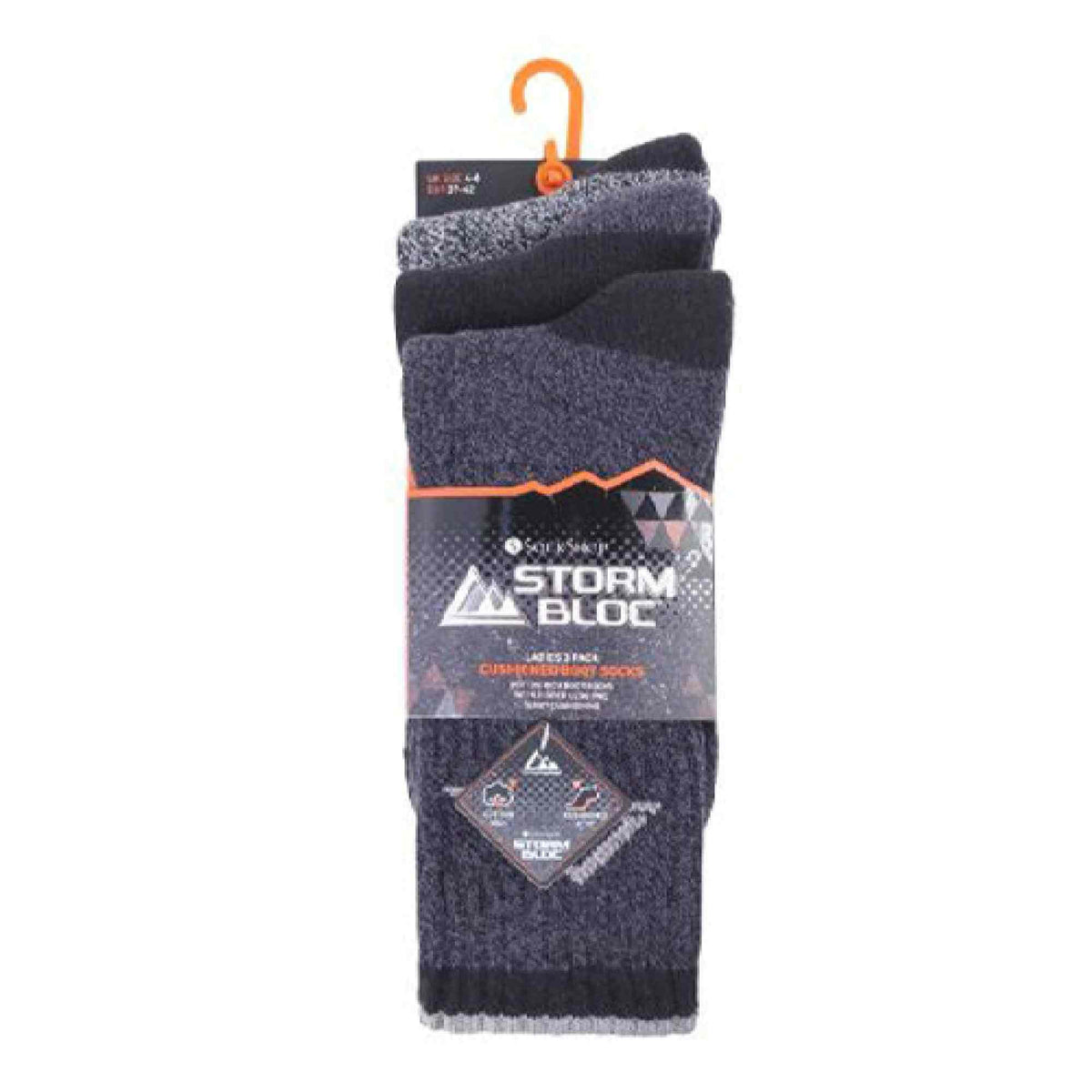 3 Pack Ladies Lightweight Hiking Socks with Arch Support