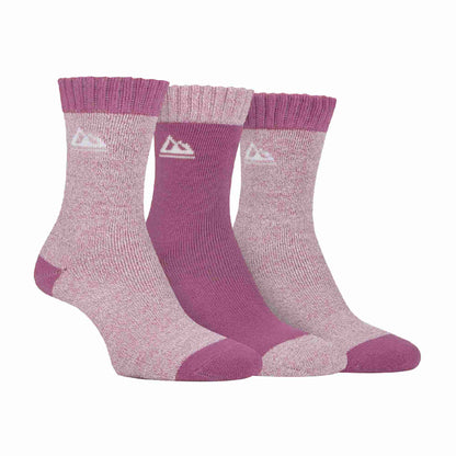 3 Pack Ladies Performance Polyester Boot Socks