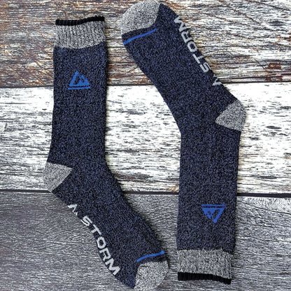 4 Pack Mens Cushion Sole Hiking Work Boot Socks