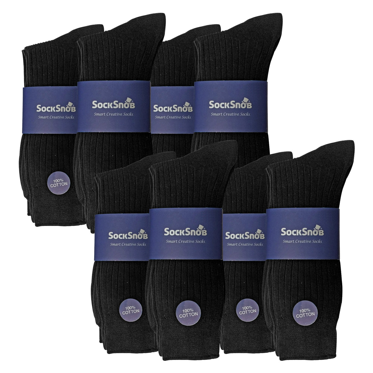 Mens Thin Soft Cotton Plain Coloured Socks (Multipack Options)