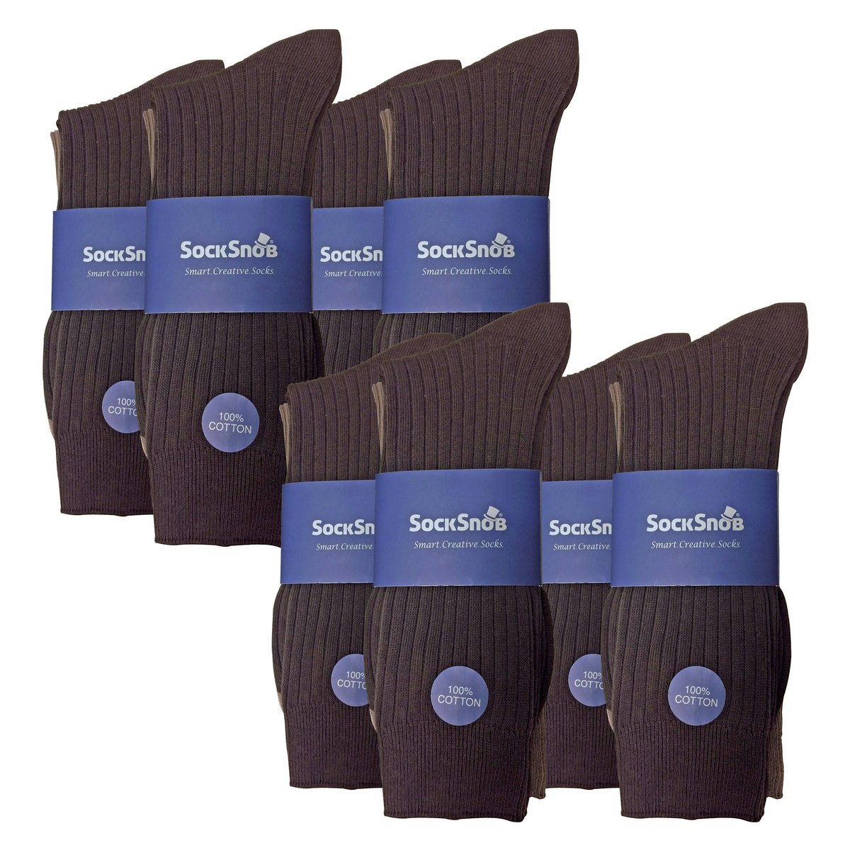 Mens Thin Soft Cotton Plain Coloured Socks (Multipack Options)