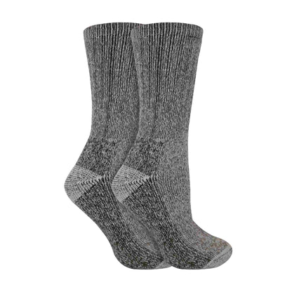 2 Pack Ladies Cushioned Heel & Toe Thermal Wool Hiking Socks