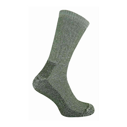 2 Pack Mens Cushioned Heel & Toe Thermal Wool Hiking Socks