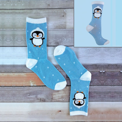 4 Pairs Kids Christmas Novelty Cotton Rich Socks