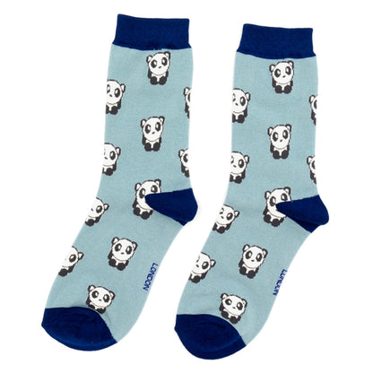 1 Pack Ladies Novelty Duck Egg Pandas Bamboo Socks