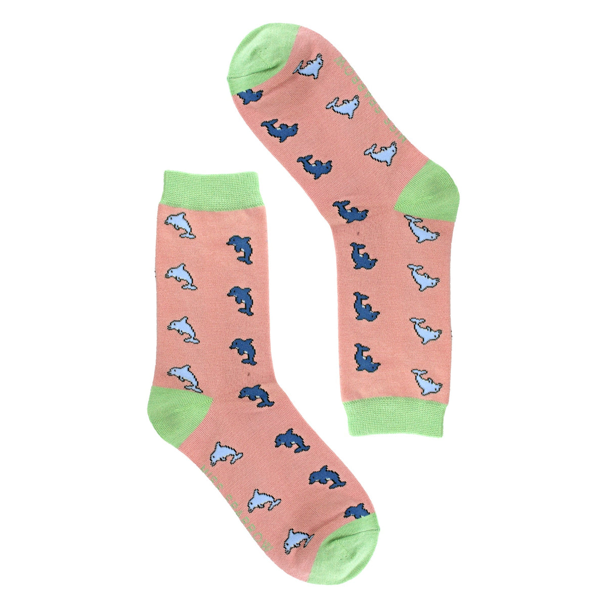 Ladies Dolphins Novelty Patterned Bamboo Socks