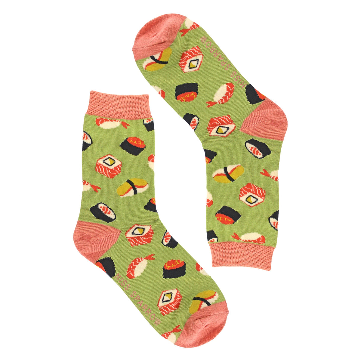 Ladies Sushi Novelty Patterned Bamboo Socks