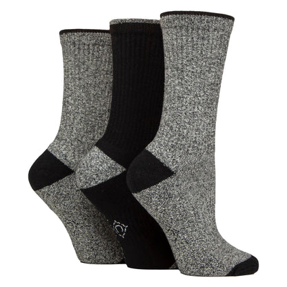 6 Pairs Ladies Water Repellent Midweight Outdoor Socks for Hiking & Walking