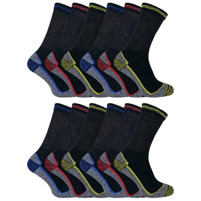Mens / Ladies Summer Cotton Bamboo Work Socks (Multipack Options)