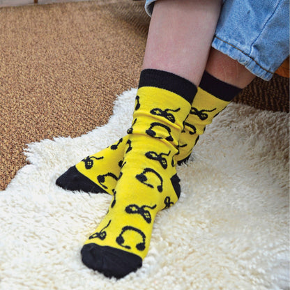 3 Pack Girls & Boys Novelty Video Gaming Socks (2 Sizes)
