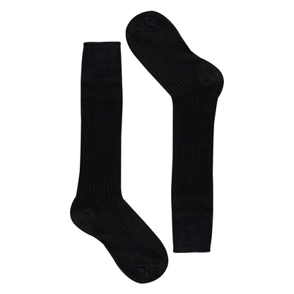 Ladies 3 Pack Knee High 100% Cotton Soft Breathable Socks