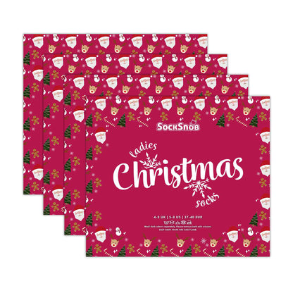 Ladies Novelty Festive Christmas Socks (Multipack Options)