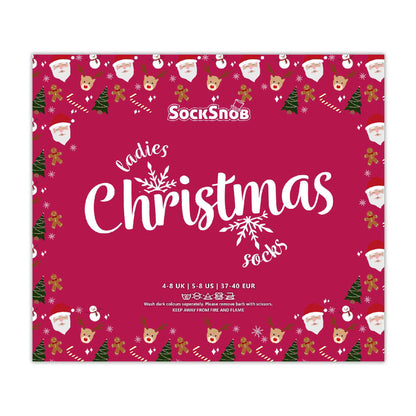 Ladies Novelty Festive Christmas Socks (Multipack Options)