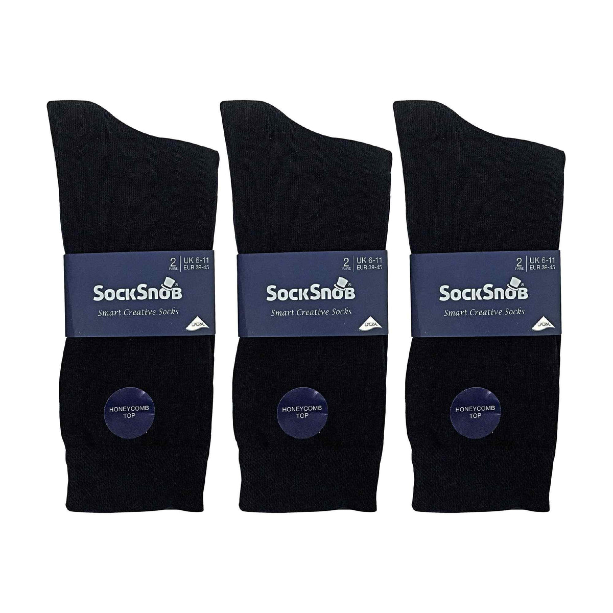 6 Pack Mens Colourful Striped Patterned Dress Cotton Socks