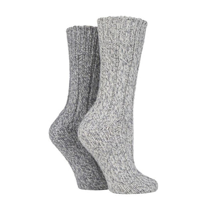 2 Pack Unisex Thick Heavy Winter Warm Wool Hiking Boot Socks