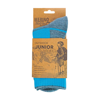 1 Pack Kids Merino Wool Hiking Socks (3 Sizes)