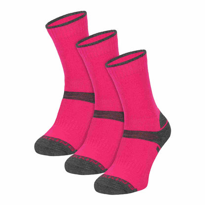 3 Pack Kids Merino Wool Hiking Socks (3 Sizes)