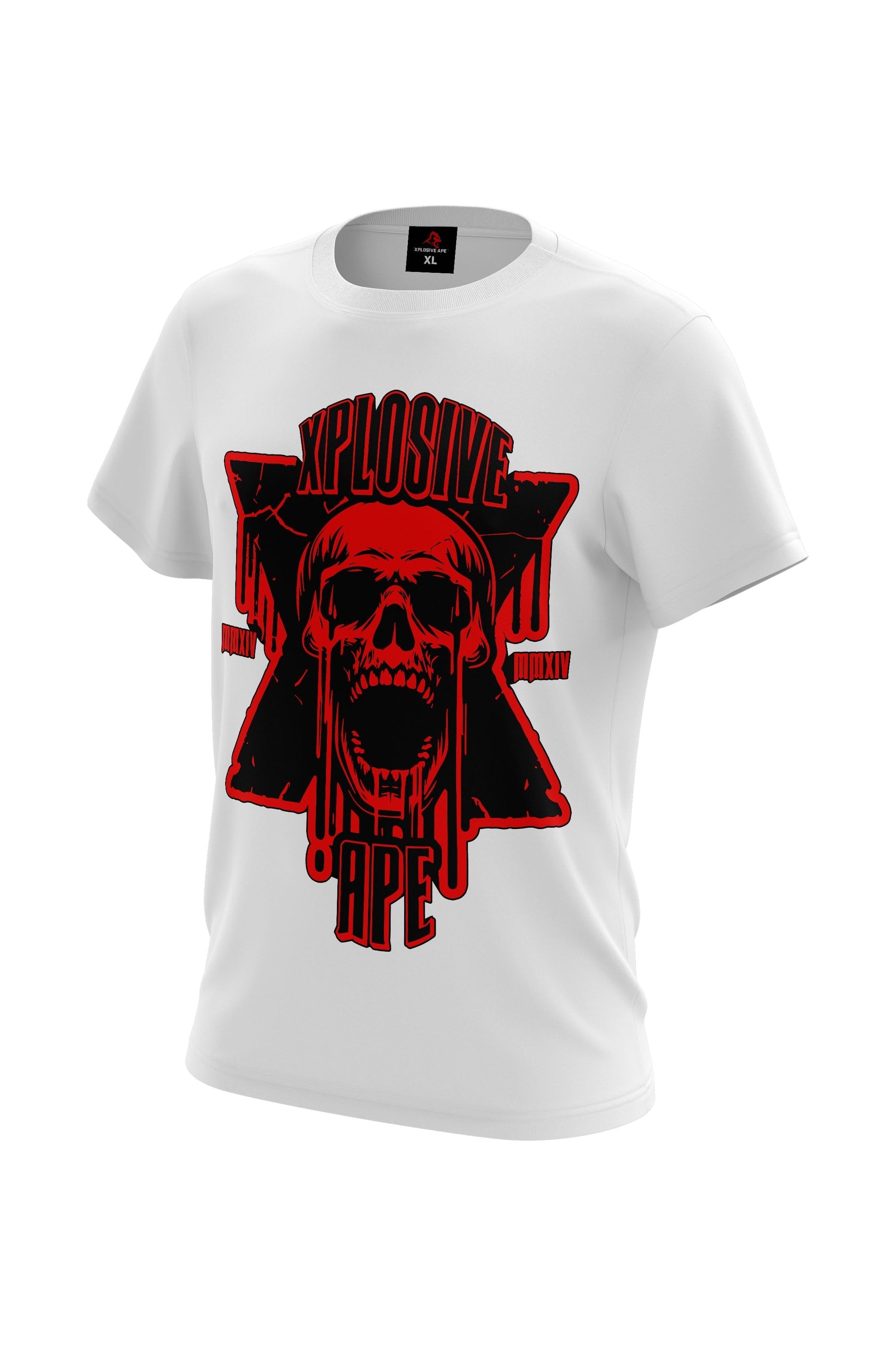XAPE Screamer Tee - White Xplosive Ape