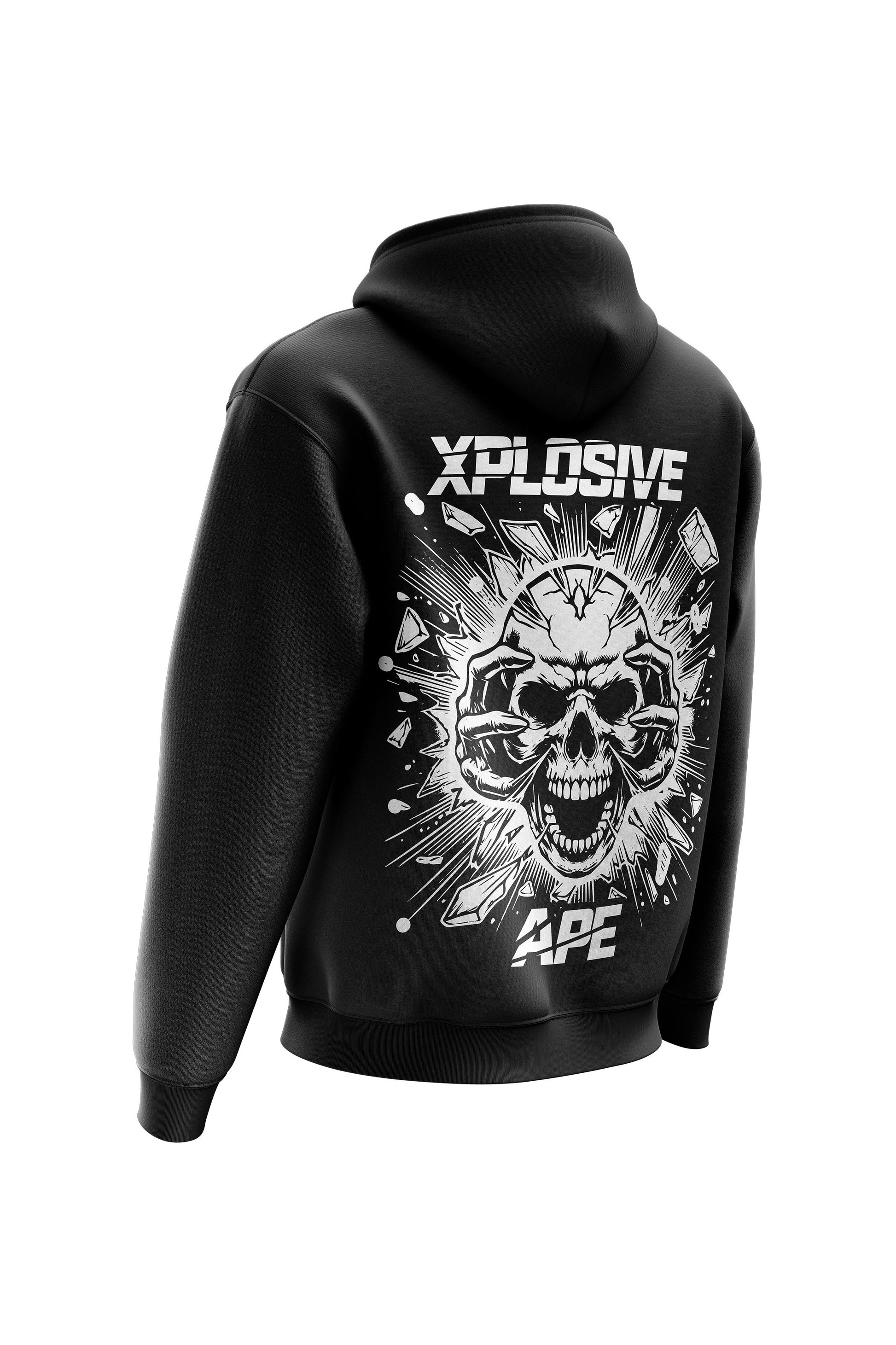 XAPE Shatter Hoodie & Tee Combo - Black Xplosive Ape