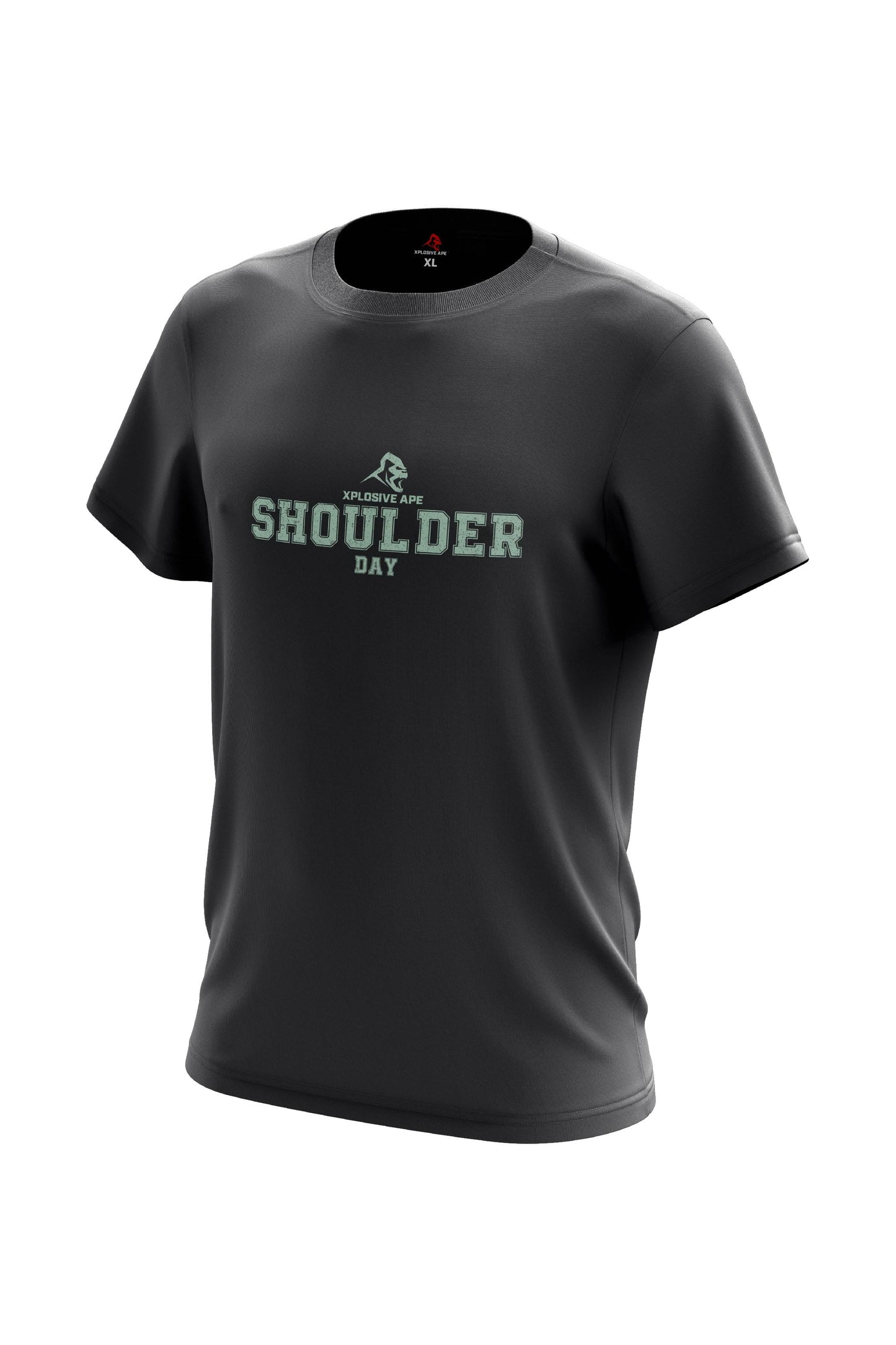 XAPE Shoulder Day V1 Tee - Charcoal Xplosive Ape
