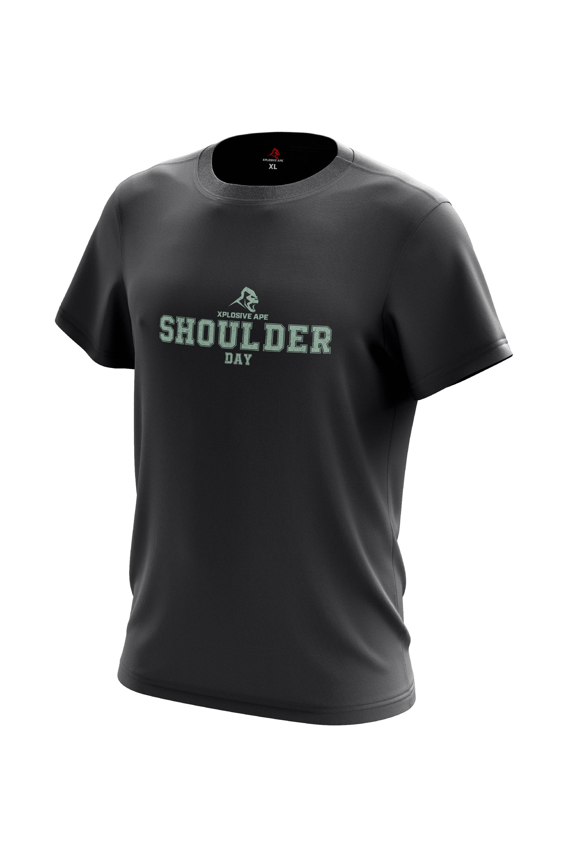 XAPE Shoulder Day V1 Tee - Charcoal Xplosive Ape